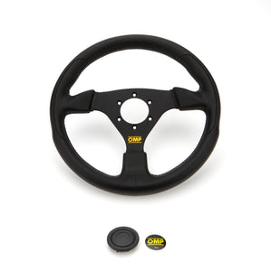 Racing GP Steering Wheel 3 Spoke 330mm Black