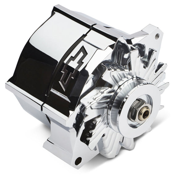 Alternator Recessed Black Bowtie Chrome