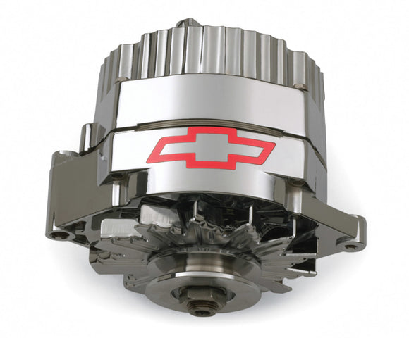 Bowtie Chrome GM 80 Amp Alternator 1-Wire