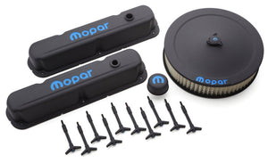 Engine Dress-Up Kit Blac k Crinkle w/Blue MOPAR