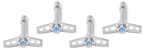 Mopar V/C Wing Nuts Chrome Blue Emblem