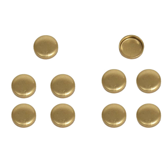 Brass Expansion Plugs 10pk 1.000 OD .281 Depth