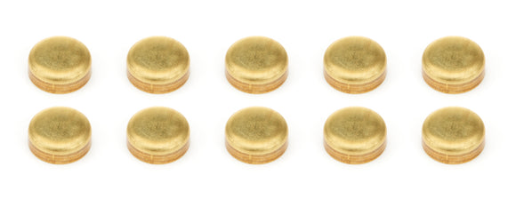 Expansion Plugs 10pk - Brass 1-3/8 Dia