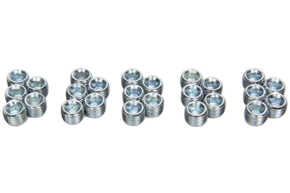 1/4-NPT Pipe Plugs 25pk w/Oil Relief Hole