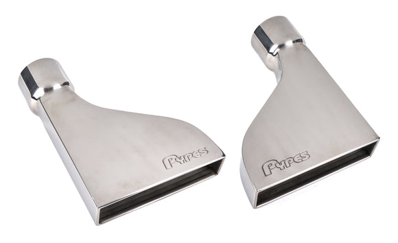 3in Exhaust Tips Pair Stainless