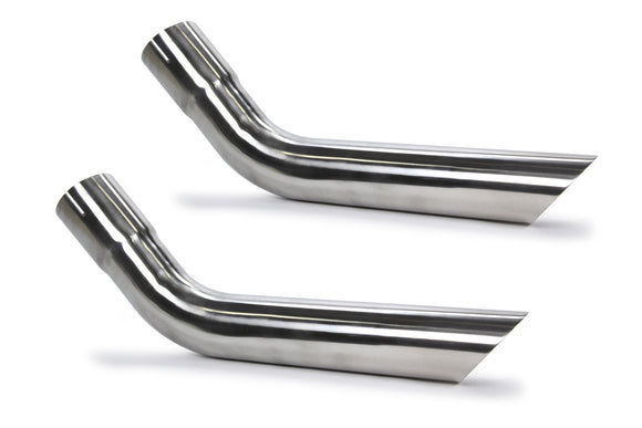 Exhaust Tips Slip Fit 2.5in Pair (Long)