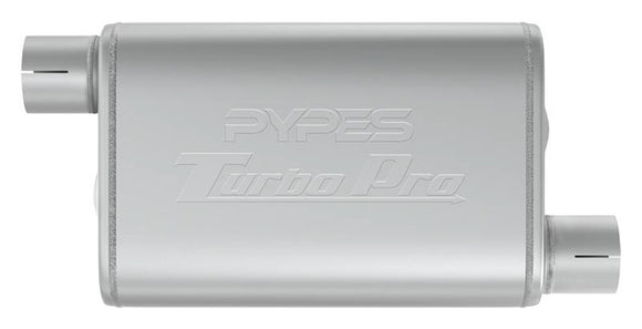 Turbo Pro Muffler 2.5in Offset In/Out