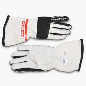 Glove PRO 2 Layer White Medium SFI-5