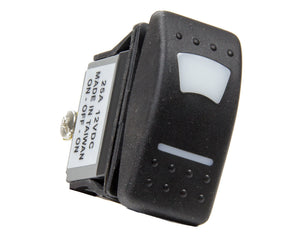 Rocker Switch Lighted On /Off/On Green