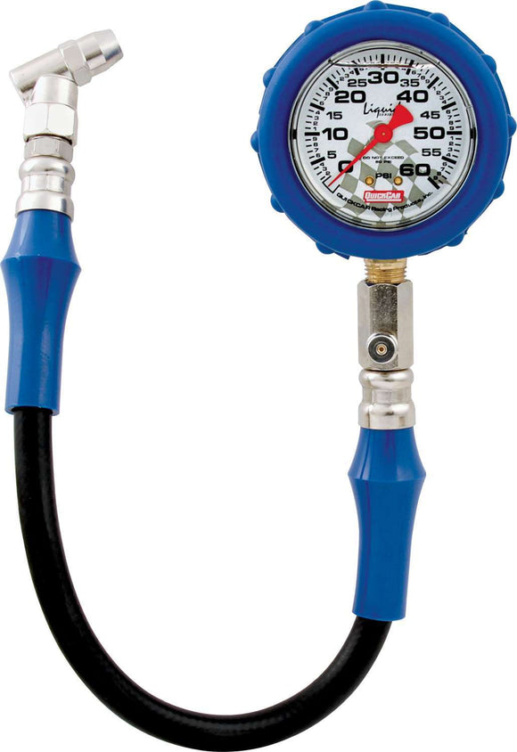 Tire Gauge 60 PSI Liquid Filled