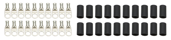 Ring Terminals 1/2in 6 Ga w/Heat Shrink 20pk