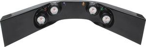 4-Gauge Molded Dash OP/ WT/OT/FP Black