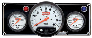 2-1 Gauge Panel OP/WT w/ 5in Tach Black