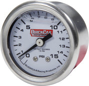 Pressure Gauge 0-15 PSI 1.5in Liquid Filled