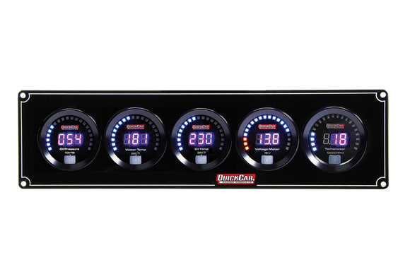 Digital 4-1 Gauge Panel OP/WT/OT/Volt w/Tach