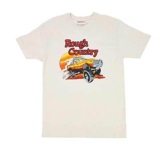 Rough Country T-Shirt Throwback Cream Large