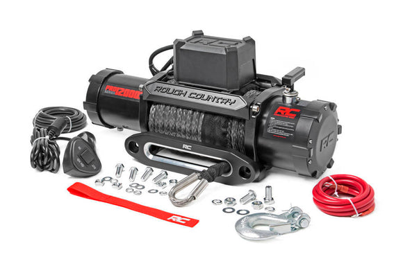 12000 Lb Winch Synthetic Rope