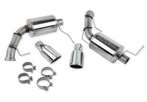 Exhaust Kit Dual Axle- Back w/ Round Tips