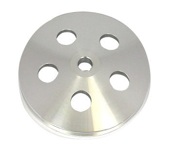 Polished Aluminum GM 1V Power Steering Pulley