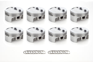 SBC Dished Piston Set 4.030 Bore -12.3cc