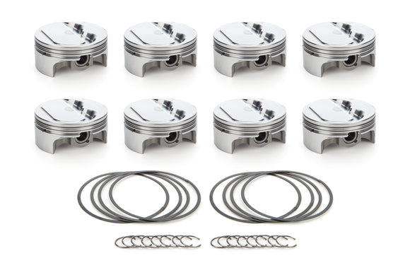 SBC Dome Piston Set 4.155 Bore -0.8cc