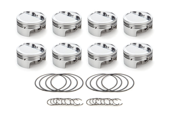 SBF Dished Piston Set 4.125 Bore -19.7cc