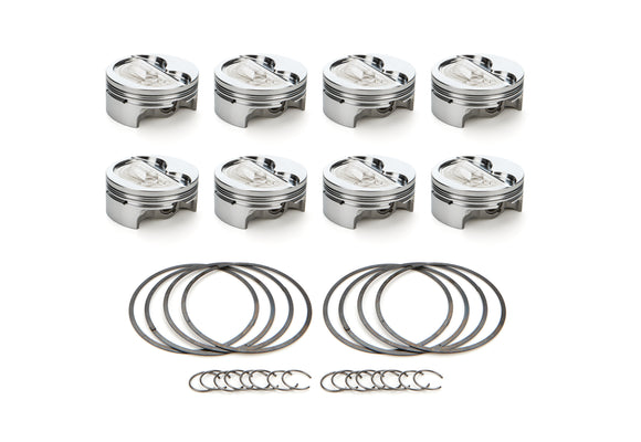 GM LS Dished Piston Set 4.125 Bore -16cc