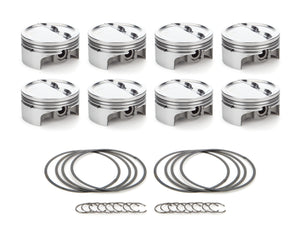 SBC Dished Piston Set 4.040 Bore  -19.4cc