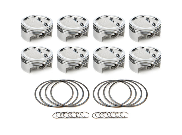 SBC Dished Piston Set 4.125 Bore -  22.5cc