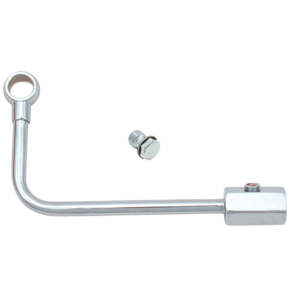 Single Feed Fuel Line W/ gauge Port 1/8in