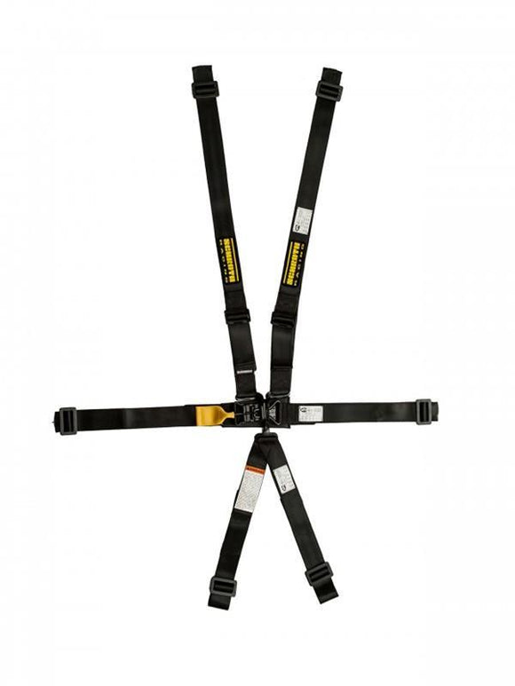 5pt Harness LL Ratchet 2in No-Lap Adjuster BLK