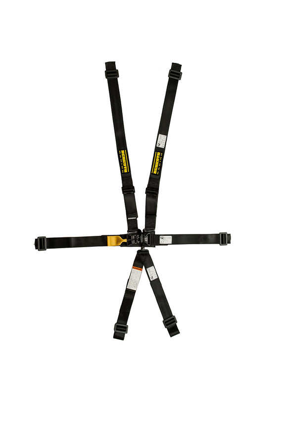 5pt Harness LL2 P/U L&R 2in Black SFI 16.1
