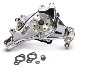 69-96 SBC Water Pump Long Chrome SuperCool