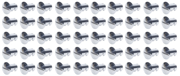 Oval Head Dzus Buttons .500 Long 50 Pack