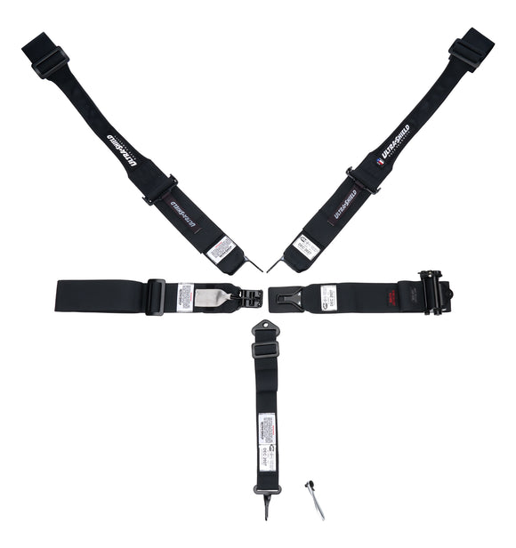 Harness 5pt HANS Shldr Left Side Ratchet L&L