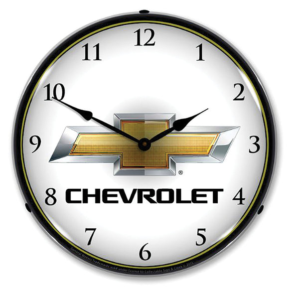 1953-2020 Chevrolet Universal LED Clock. Chevrolet Bowtie