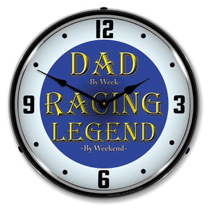 1953-2020 Universal Universal LED Clock. Dad The Racing Legend