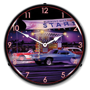 1953-2020 Universal Universal LED Clock. Drag City