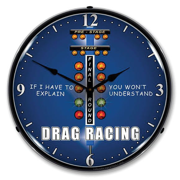 1953-2020 Universal Universal LED Clock. Drag Race