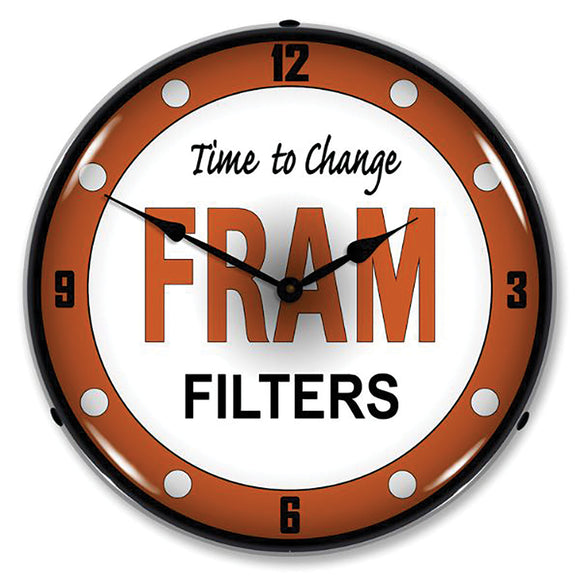 1953-2020 Universal Universal LED Clock. Fram Filters