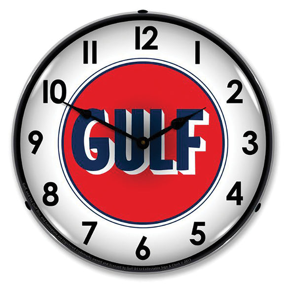 1953-2020 Universal Universal LED Clock. Gulf 1960