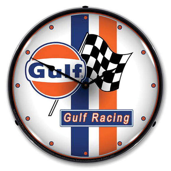 1953-2020 Universal Universal LED Clock. Gulf Racing