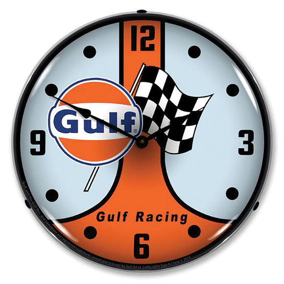 1953-2020 Universal Universal LED Clock. Gulf Racing