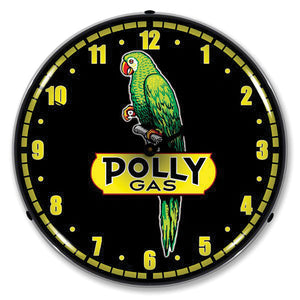 1953-2020 Universal Universal LED Clock. Polly Gas