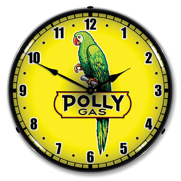 1953-2020 Universal Universal LED Clock. Polly Gas 2