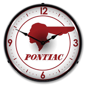 1953-2020 Pontiac Universal LED Clock. Pontiac Indian