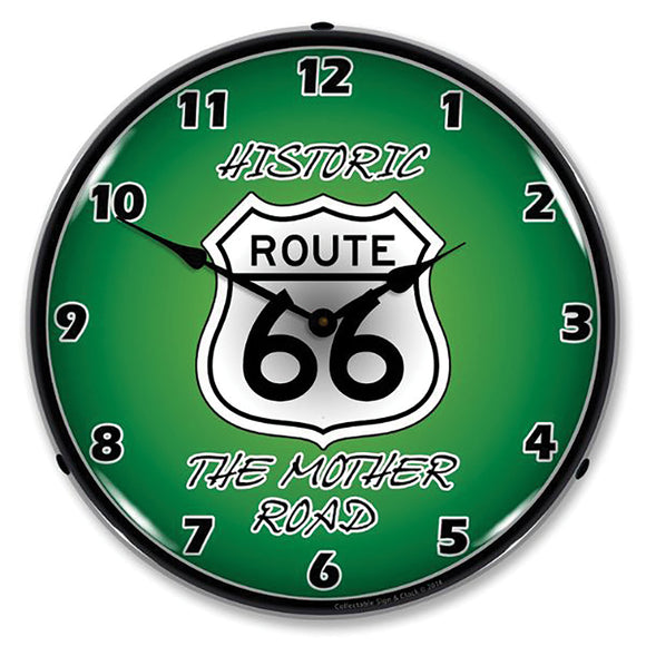 1953-2020 Universal Universal LED Clock. Route 66 The Mother Road