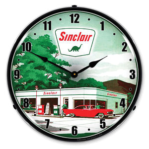 1953-2020 Universal Universal LED Clock. Sinclair Gas Station 2