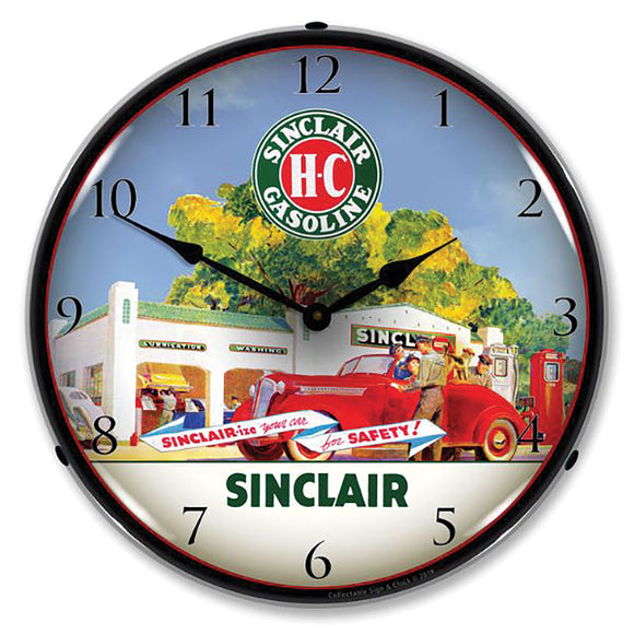 1953-2020 Universal Universal LED Clock. Sinclair Station