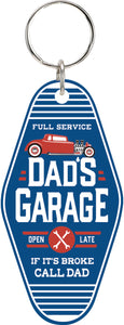 Dad's Garage Keychain